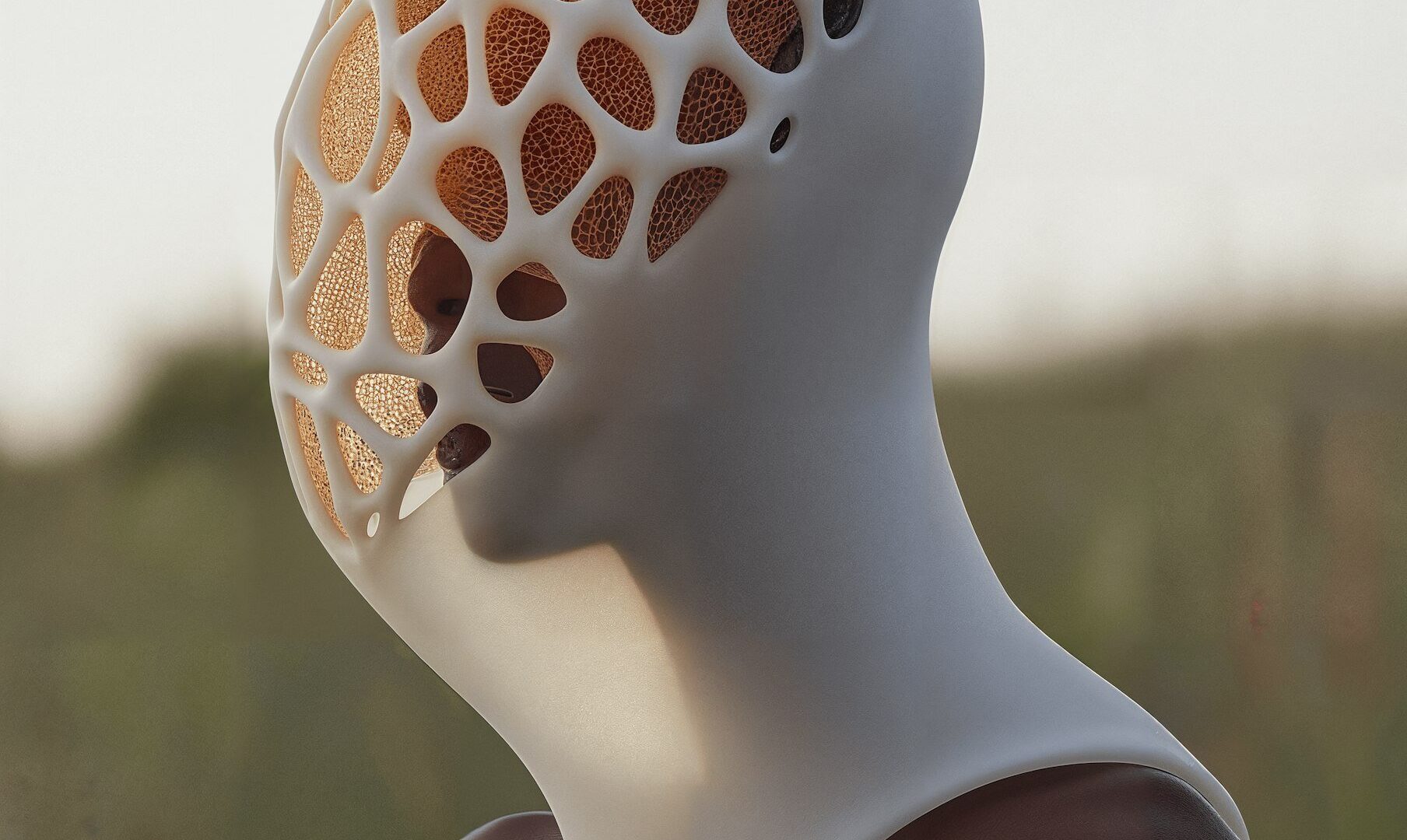 Futuristic Headpiece Art