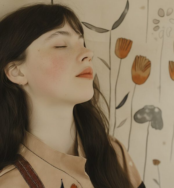Serene Portrait of Young Woman
